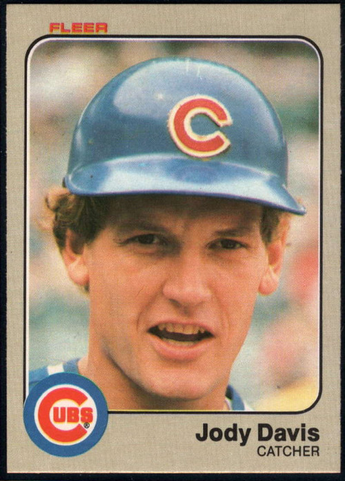 1983 Donruss #183 Jody Davis VG Chicago Cubs - Under the Radar Sports