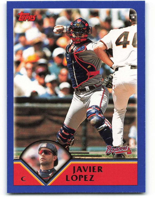 Javy Lopez 2000 Topps #16 Atlanta Braves Baseball Card