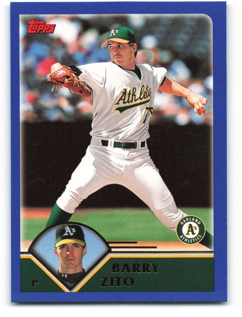 2003 Topps #180 Barry Zito VG Oakland Athletics