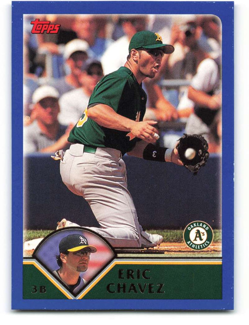 1999 Topps #250 Eric Chavez VG Oakland Athletics - Under the Radar Sports