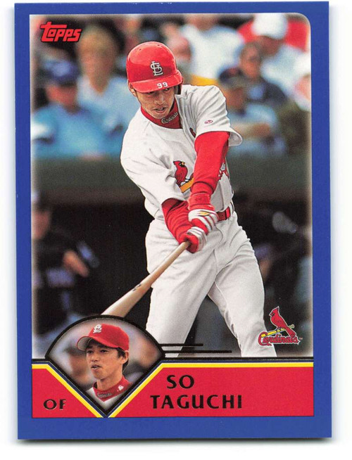 2003 Topps #567 So Taguchi VG St. Louis Cardinals - Under the