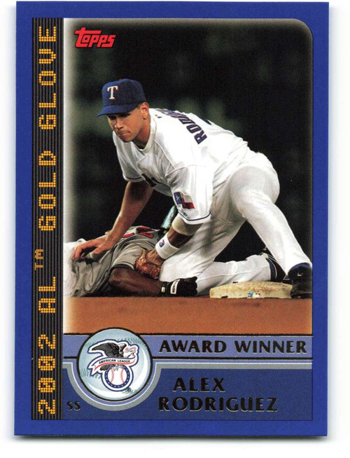 2003 Topps #1 Alex Rodriguez VG Texas Rangers - Under the Radar Sports