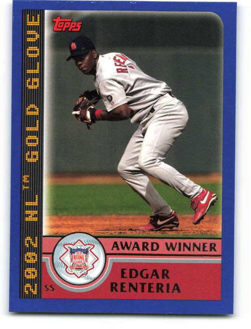 2003 Topps #699 Edgar Renteria AW VG St. Louis Cardinals - Under the Radar  Sports