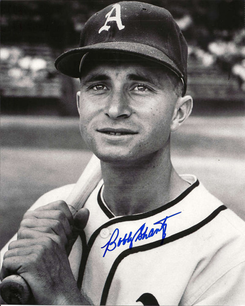 Bobby Shantz autographed baseball card (Kansas City Athletics 67