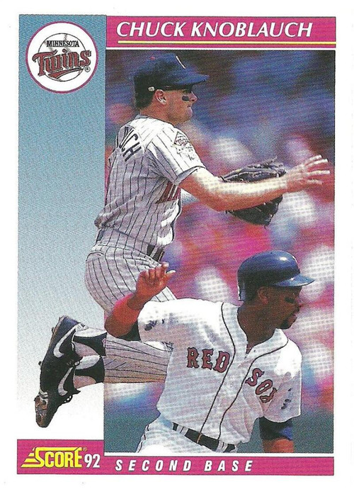 1992 Ultra #93 Chuck Knoblauch VG Minnesota Twins