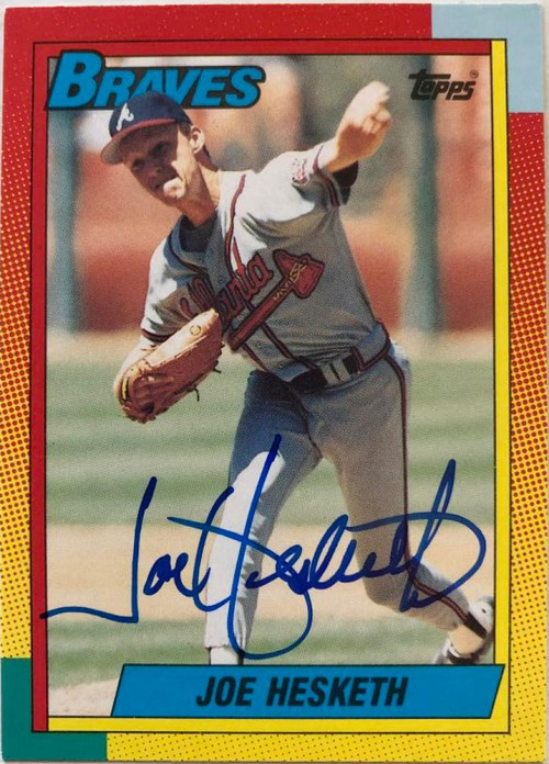 Joe Hesketh Autographed 1990 Topps Traded 40T Under the Radar Sports