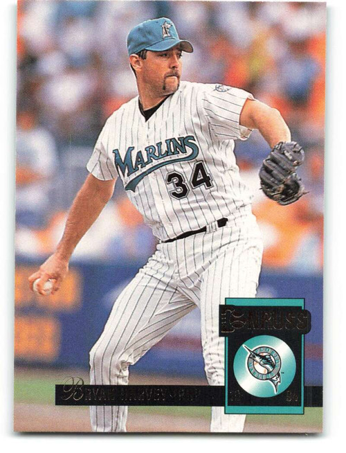 1995 Fleer #334 Bryan Harvey VG Florida Marlins - Under the Radar Sports