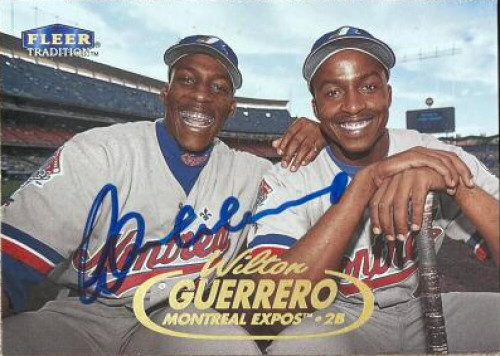 Wilton Guerrero autographed Baseball Card (Montreal Expos, FT) 1999 Fleer  Tradition #386