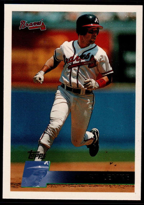 1993 Topps #116 Mark Lemke VG Atlanta Braves - Under the Radar Sports