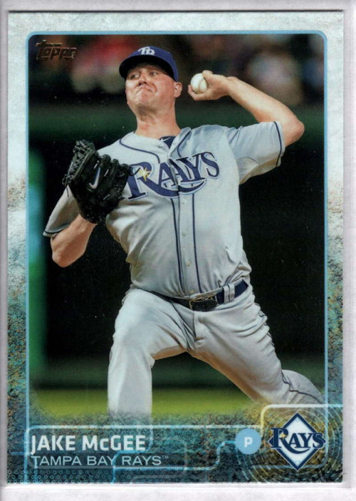 2015 Topps Jake McGee #556 Tampa Bay Rays -3AD