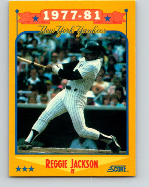 1988 Score #502: Reggie Jackson NEW YORK YANKEES 1977-81