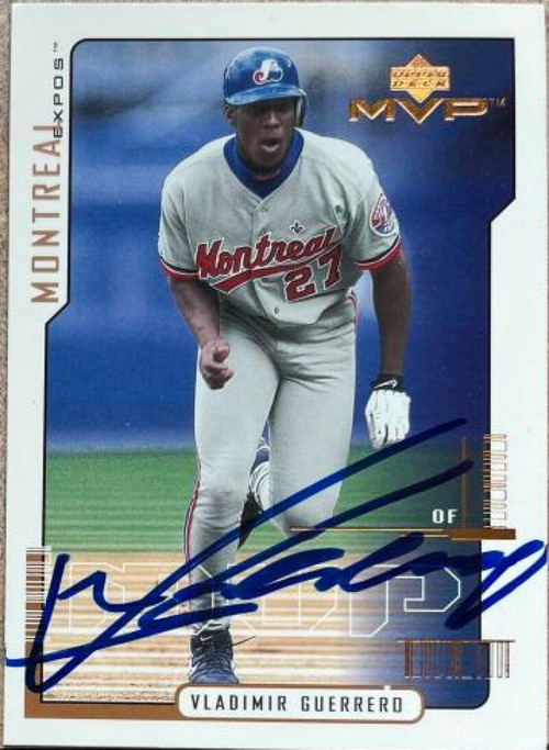 Vladimir Guerrero Autographed 1995 Upper Deck Minors #127 - Under the Radar  Sports