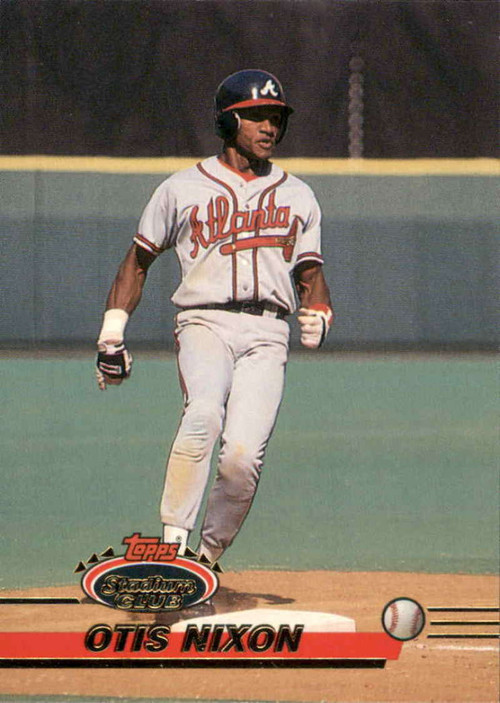 Otis Nixon - Atlanta Braves (MLB Baseball Card) 1992 Fleer Ultra