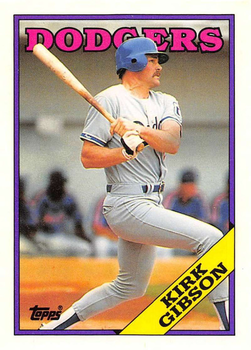 1989 Topps #340 Kirk Gibson - Dodgers - NM-MT