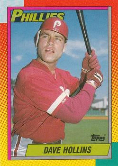 1990 Topps Traded #41 Dave Hollins Traded RC Philadelphia Phillies - NM