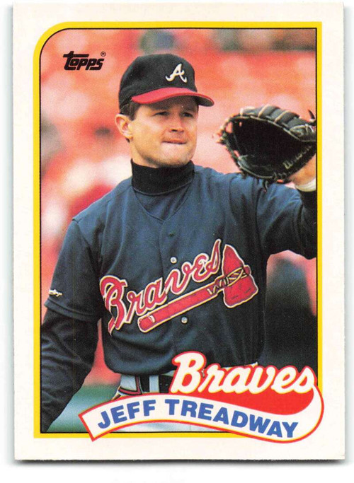 1989 Topps #83 Jeff Blauser NM-MT Atlanta Braves