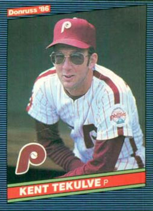 Kent Tekulve - Phillies #535 Donruss 1988 Baseball Trading Card