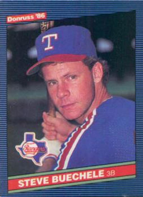 Steve Buechele #224 Donruss 1988 Baseball Card (Texas Rangers) VG