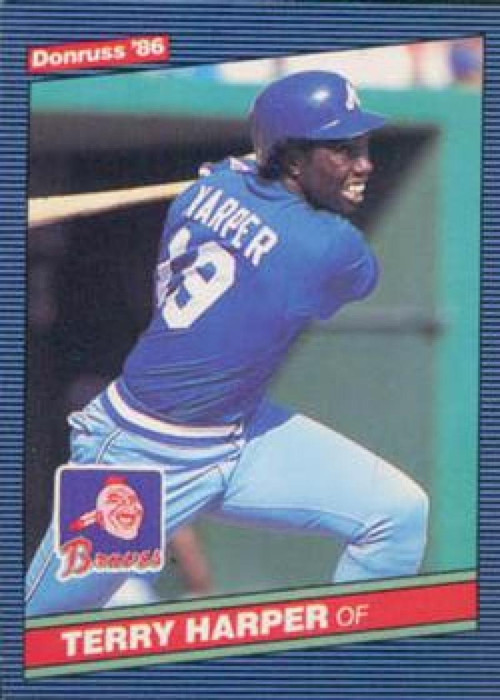 TERRY HARPER ATLANTA BRAVES #49 - TOPPS NM-MT 1987