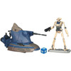 Star Wars ~ The Clone Wars  ~ Armored Scout Tank with Tactical Droid Figure and Vehicle Set