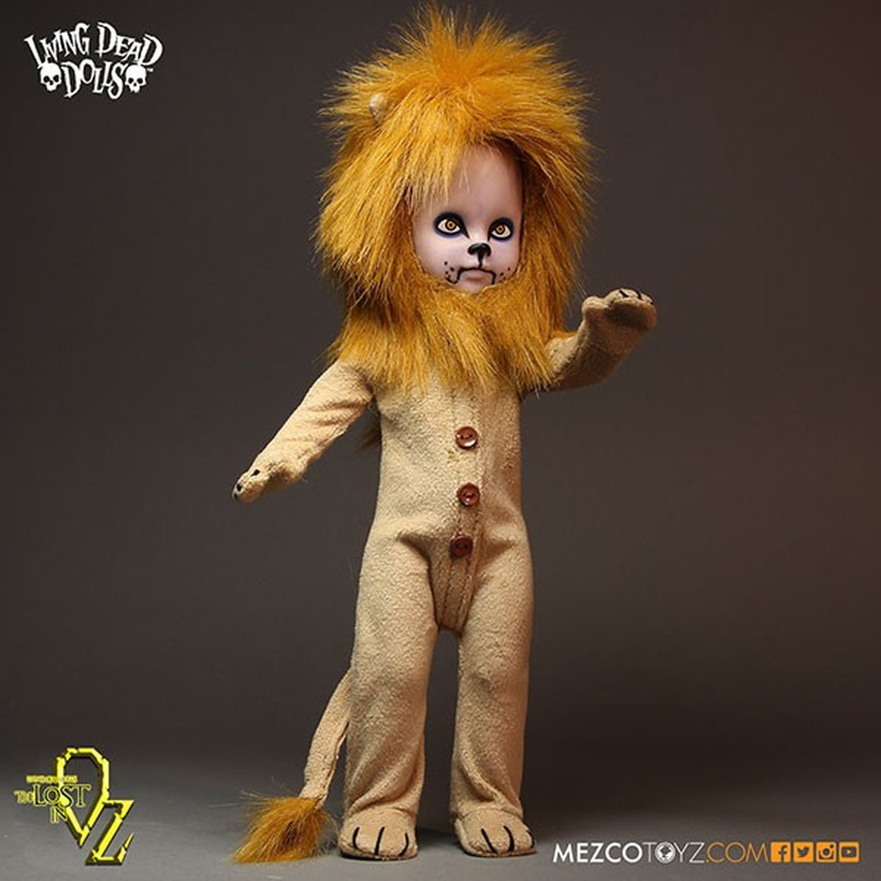 Living Dead Dolls ~ Lost In OZ ~ Teddy as The Lion