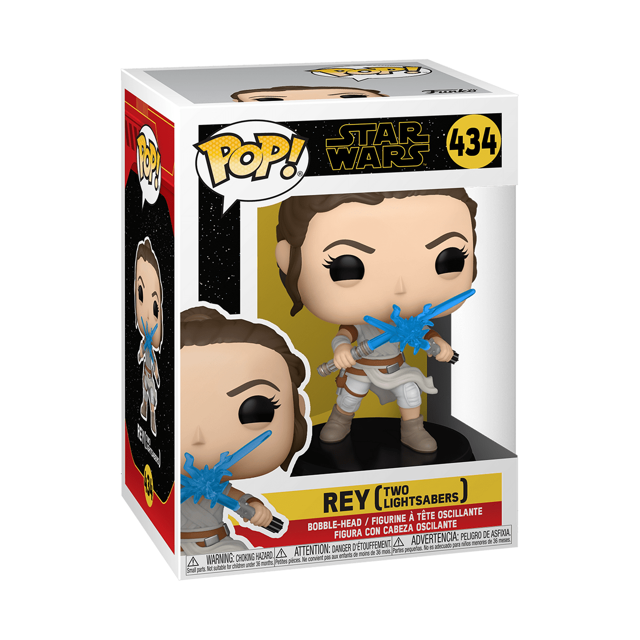 POP! Star Wars ~ Rise Of Skywalker ~ Rey (Two Lightsabers) #434