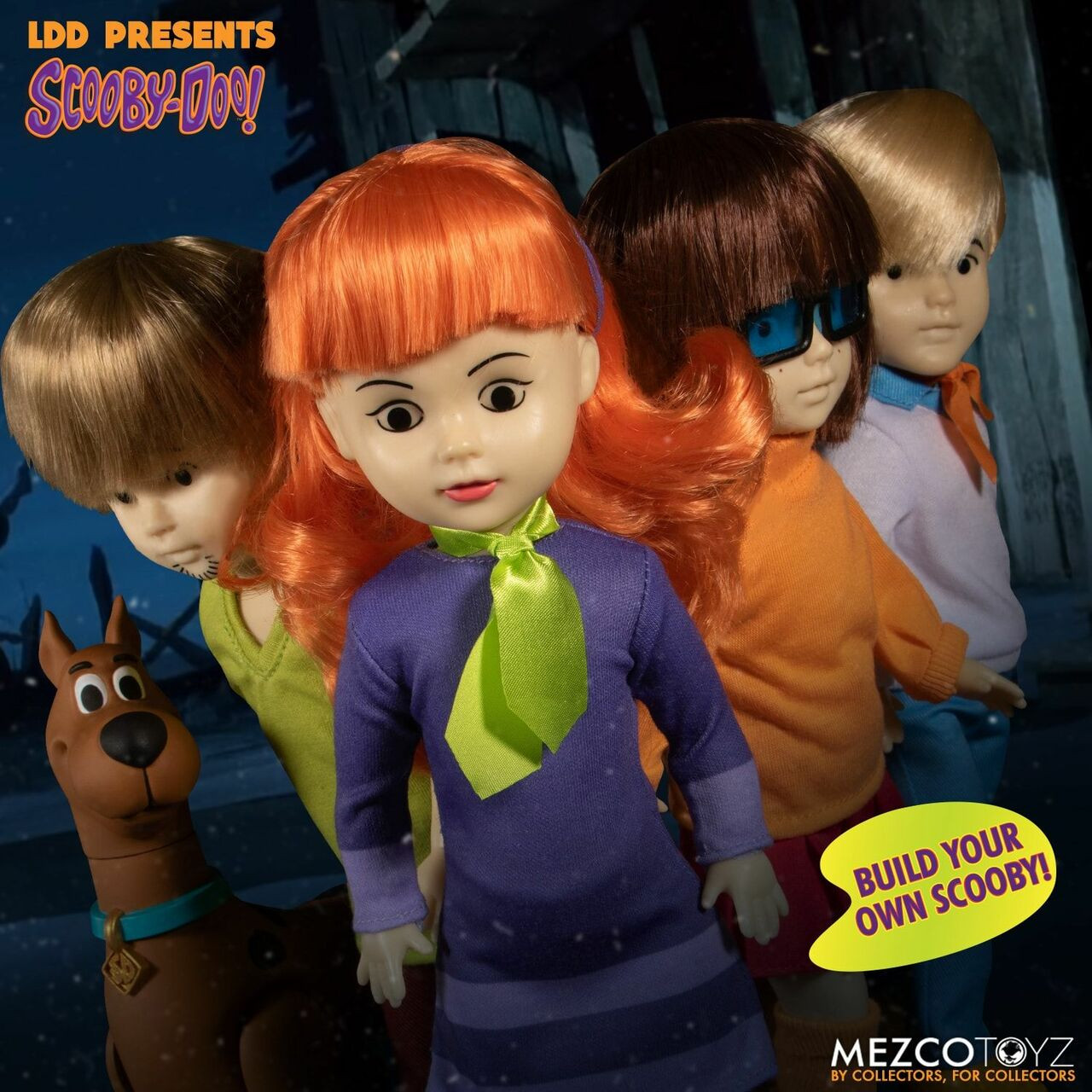 Living Dead Dolls Presents ~ Scooby-Doo & Mystery Inc ~ set