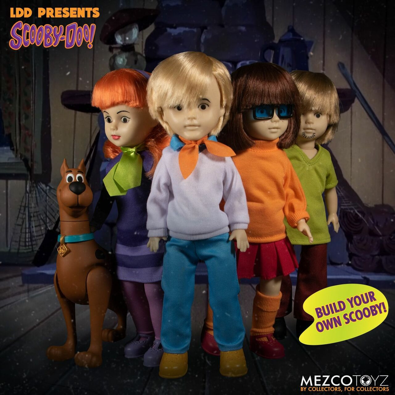 Living Dead Dolls Presents ~ Scooby-Doo & Mystery Inc ~ set