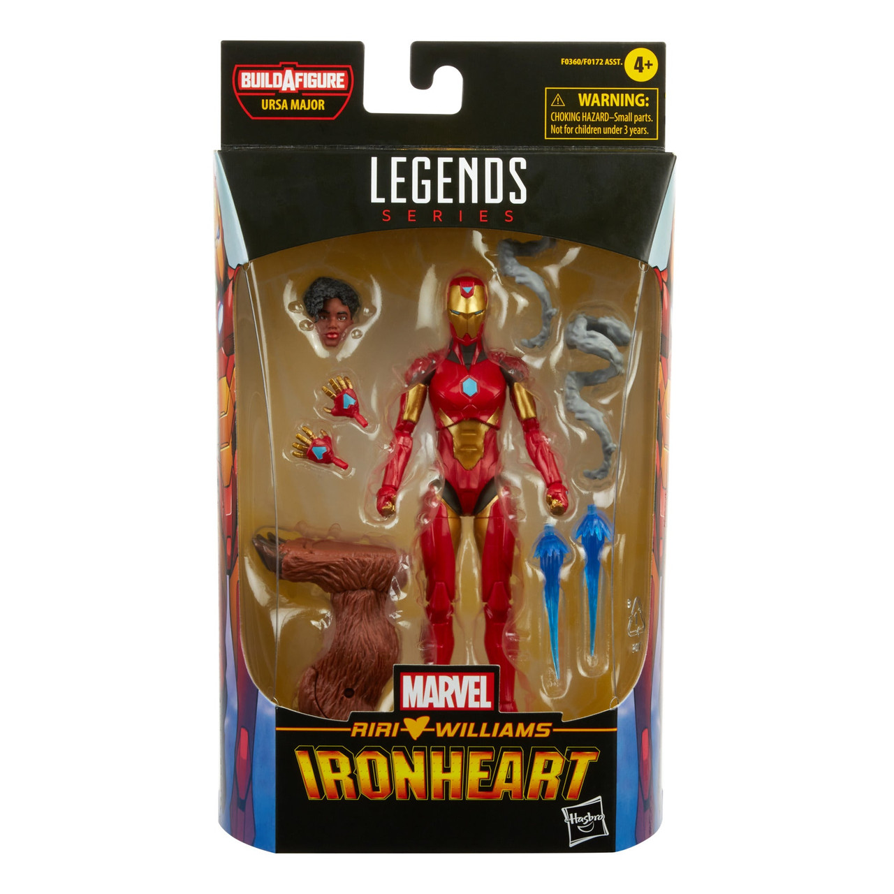 Marvel Legends ~ Ironheart with Ursa Major Build a Figure Part