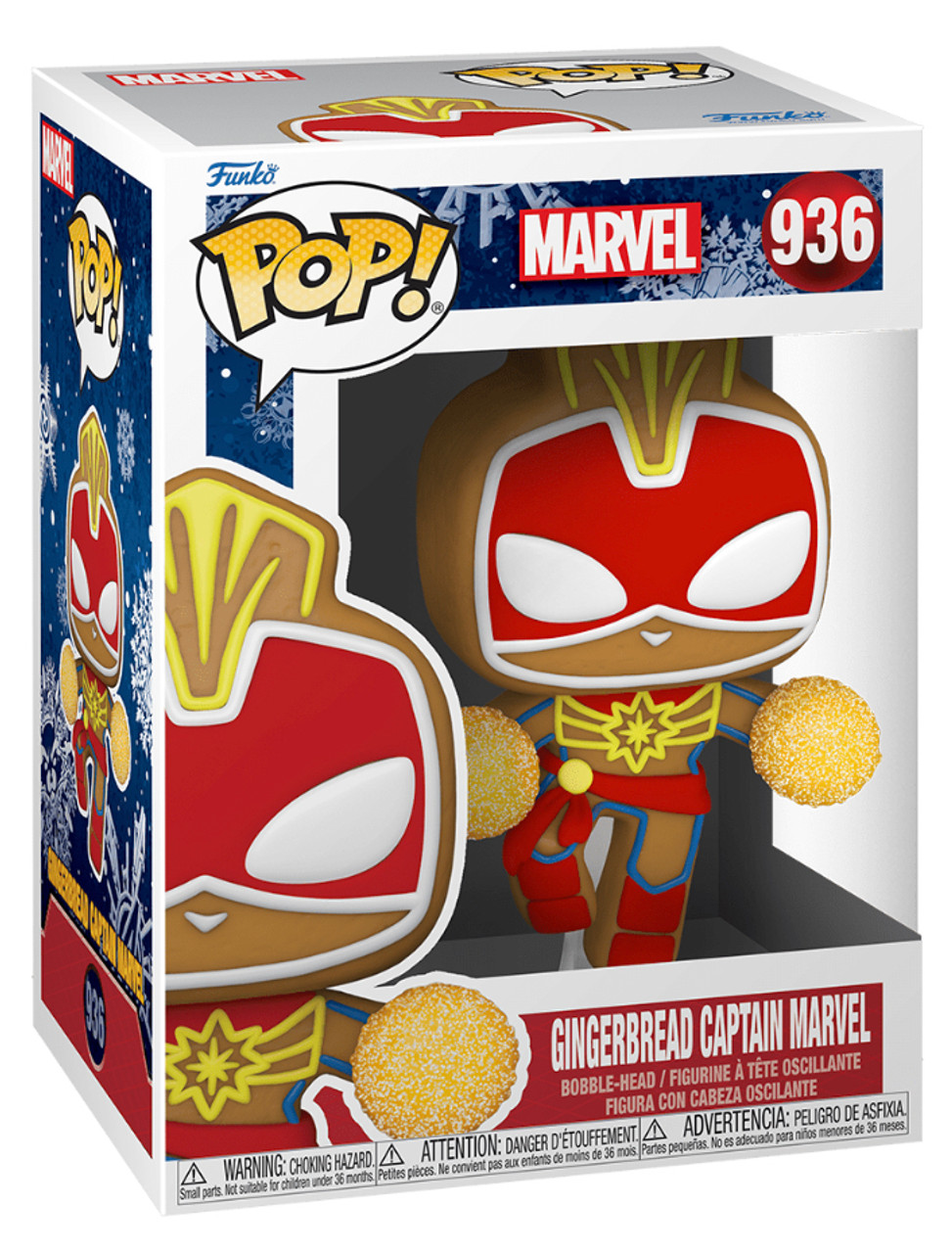 POP! Marvel ~ Gingerbread Captain Marvel #936
