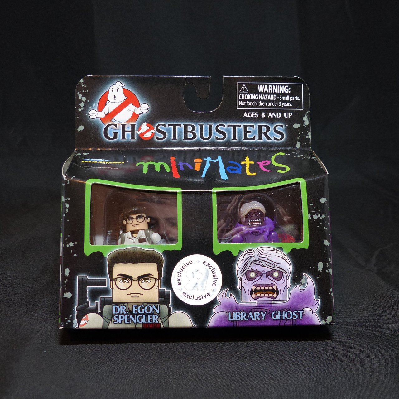 MiniMates ~ Ghostbusters ~ Dr Egon & Library Ghost ~ Toys R Us Exclusive