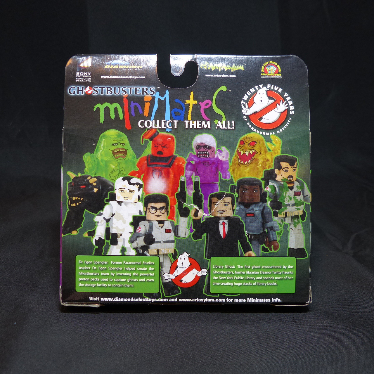 MiniMates ~ Ghostbusters ~ Dr Egon & Library Ghost ~ Toys R Us Exclusive