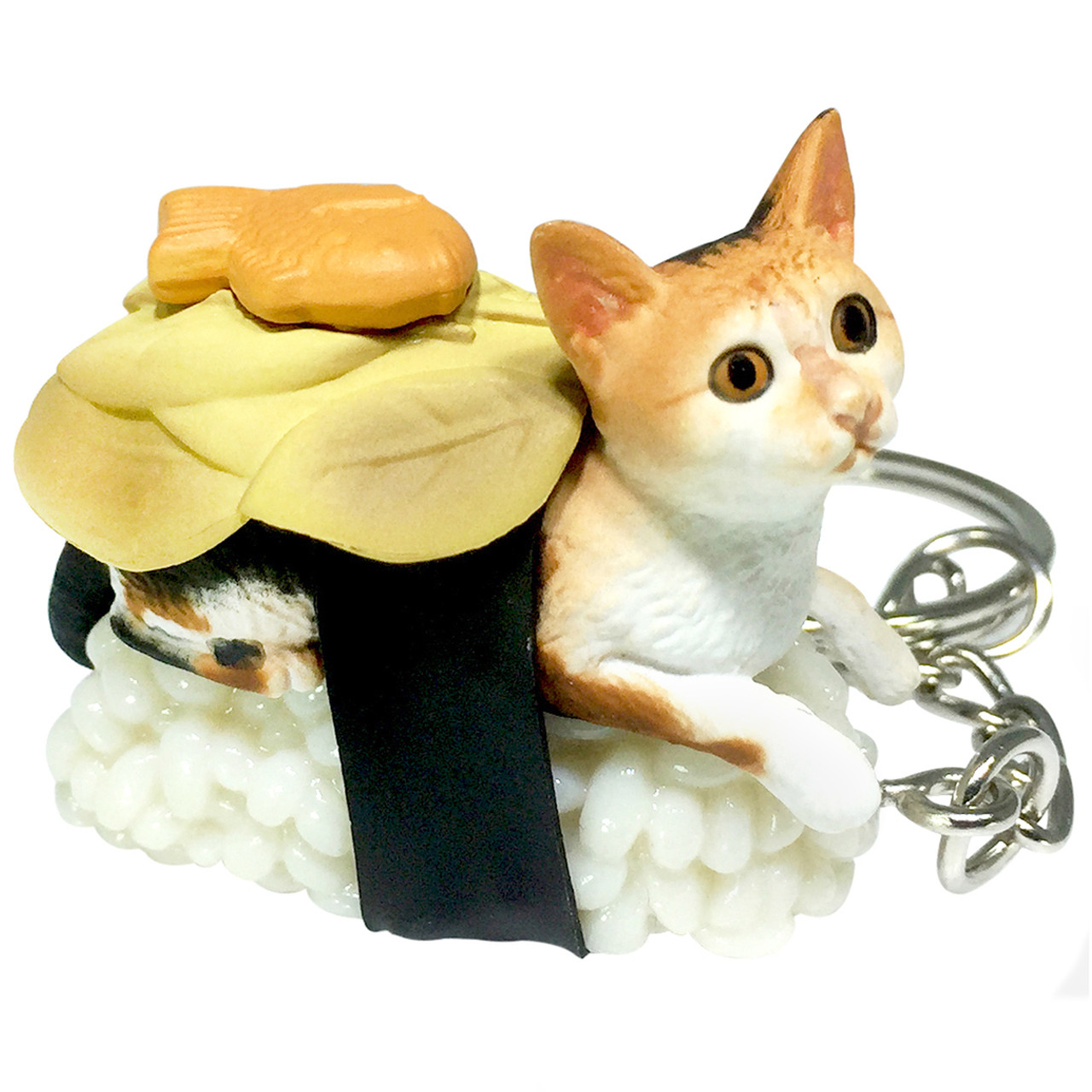 Blind Box ~ Sushi Cat (Nekozushi) Keyring  Version 3 ~ Includes 1 of 4  Figurines