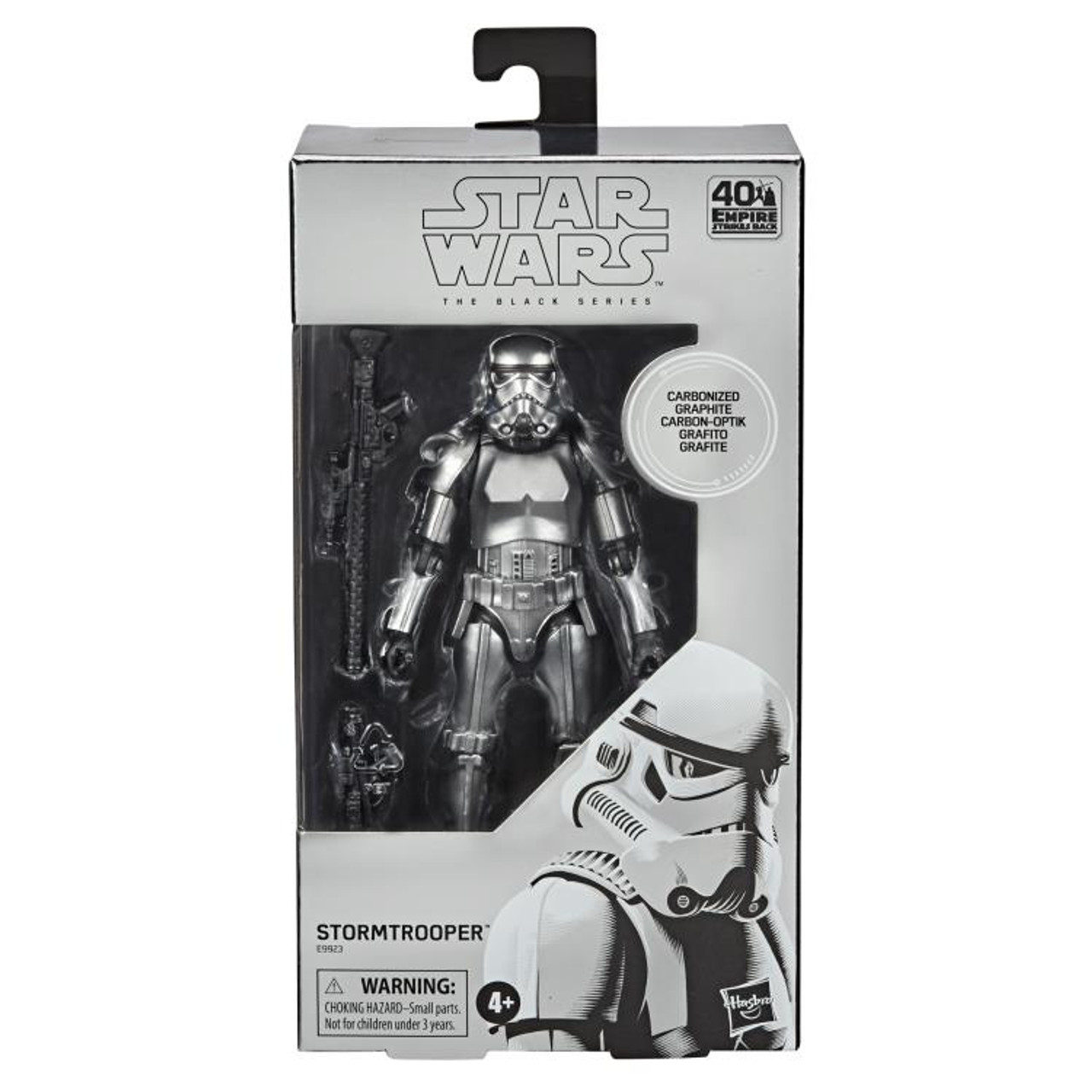 Star Wars ~ The Black Series ~ Carbonized Stormtrooper 6-Inch Action Figure Box