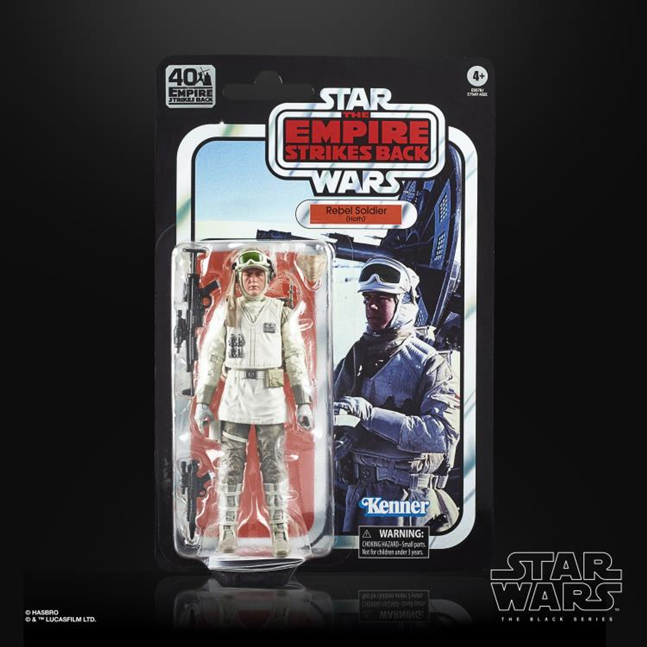 Star Wars ~ The Black Series ~ Empire Strikes Back 40th Anniversary ~  Hoth Rebel Soldier 6-Inch Action Figure