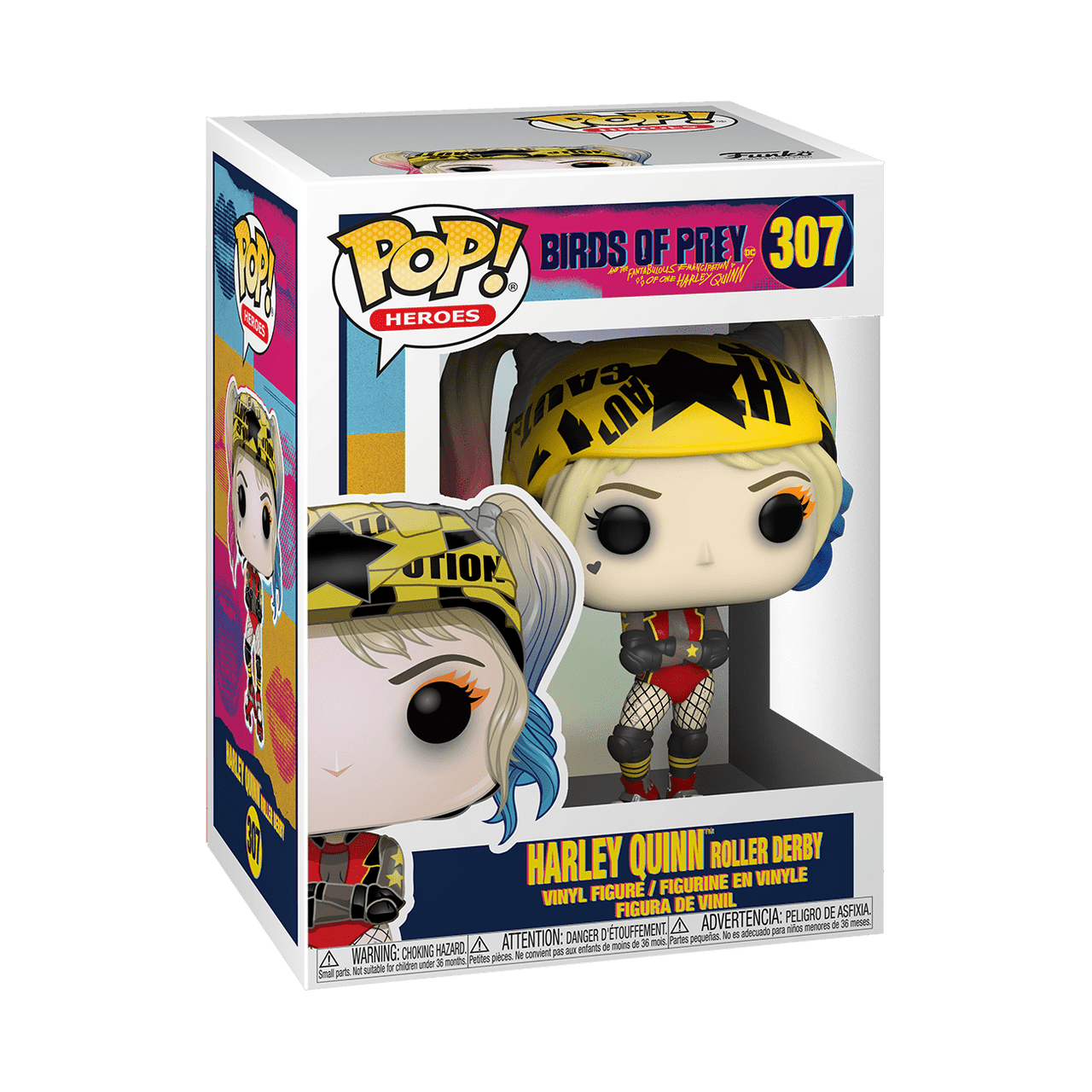 POP! Heroes - Birds Of Prey - Harley Quinn Roller Derby #307