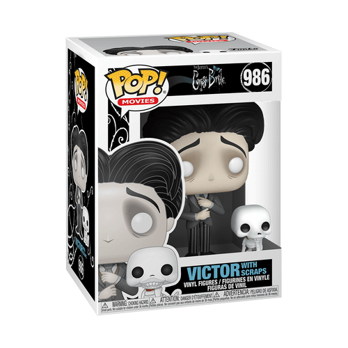 POP! Movies ~ Corpse Bride ~ Victor with Scraps #986 POP! Movies ~ Corpse Bride ~ Victor with Scraps #986
