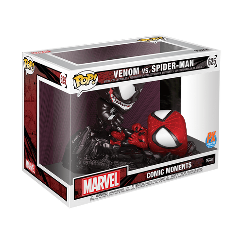 POP! Marvel ~ Comic Moments ~ Venom vs Spider-Man (Metallic) #625