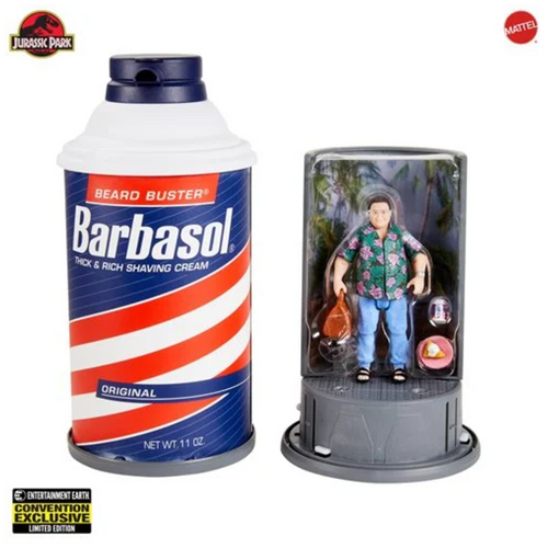 Jurassic Park ~ Barbasol Dennis Nedry Action Figure SDCC 2020 Exclusive