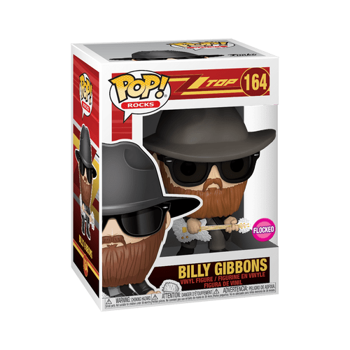 POP! Rocks ~ ZZ Top ~ Billy Gibbons (Flocked) #164