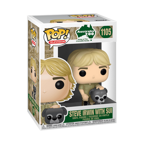 POP! Television ~ Crocodile Hunter ~ Steve Irwin with Sui #1105 POP! Television ~ Crocodile Hunter ~ Steve Irwin with Sui #1105