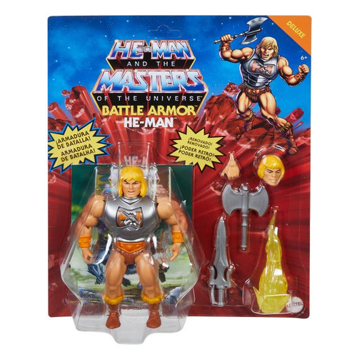 Masters Of The Universe Origins ~ Battle Armor He-Man Action Figure Masters Of The Universe Origins ~ Battle Armor He-Man Action Figure