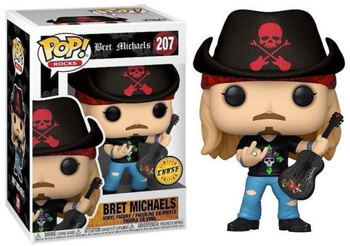 POP! Rocks ~ Poison ~ Bret Michaels #207 Chase