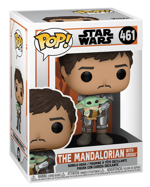 POP! Star Wars ~ The Mandalorian with Grogu #461 POP! Star Wars ~ The Mandalorian with Grogu #461