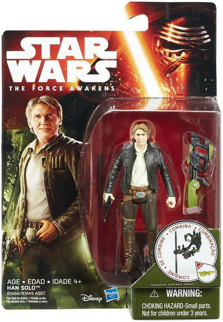 Star Wars ~ The Force Awakens ~ Han Solo 3 3/4 " Action Figure