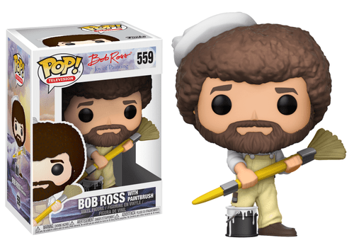 POP! Television ~ Bob Ross with Paintbrush #559