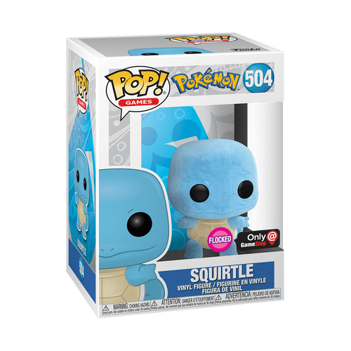 POP! Games - Pokemon - Squirtle (Flocked) #504