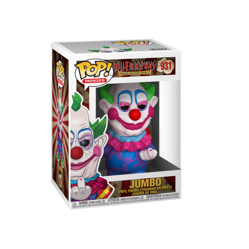 POP! Movies ~ Killer Klowns From Outer Space ~ Jumbo #931 POP! Movies ~ Killer Klowns From Outer Space ~ Jumbo #931