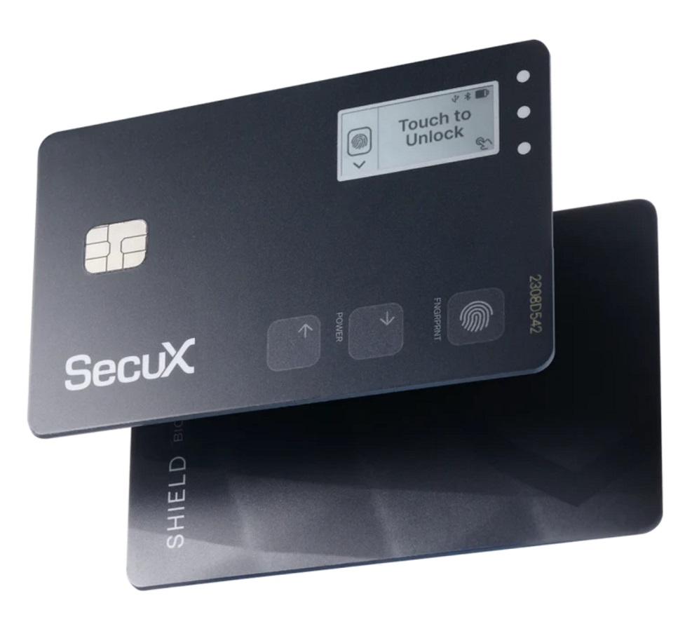 Secux Shield BIO Biometric Authentication Card