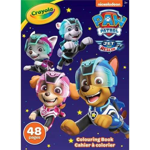 Crayola Nickelodeon Paw Patrol Jet to the Rescue Coloring Book